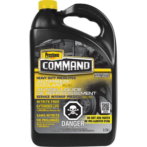 Command® Heavy-Duty Nitrate-Free Extended Life 50/50 Antifreeze/Coolant