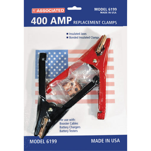 400 Amp Professional Heavy-Duty Booster Cable Clamps