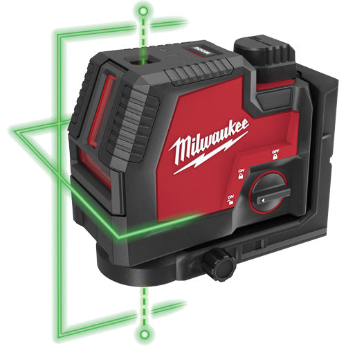 21 Redlithium™ USB Rechargeable Green Cross Line and Plumb Points Laser