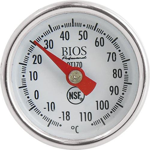 1" Dial Thermometer Celsius Only with Calibration Sleeve