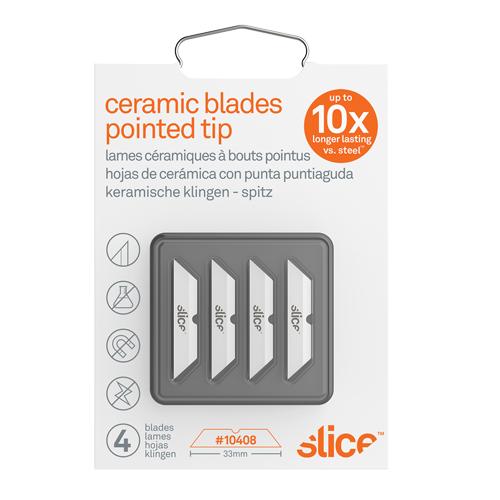 Pointed-Tip Ceramic Box Cutter Blades