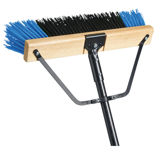 Ryno Push Broom with Braced Handle
