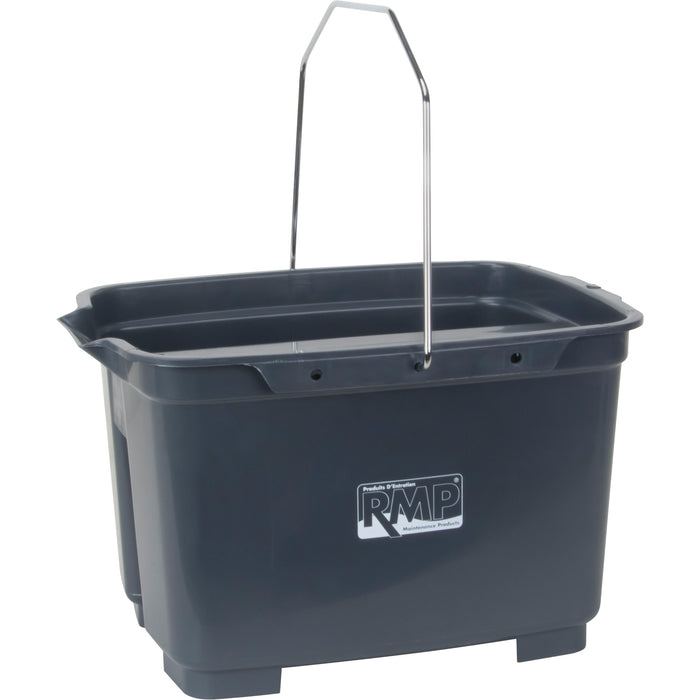 Multiple Compartment Bucket Dual Compartment Bucket, 4.75 US Gal. (19 qt.) Capacity, Grey ...