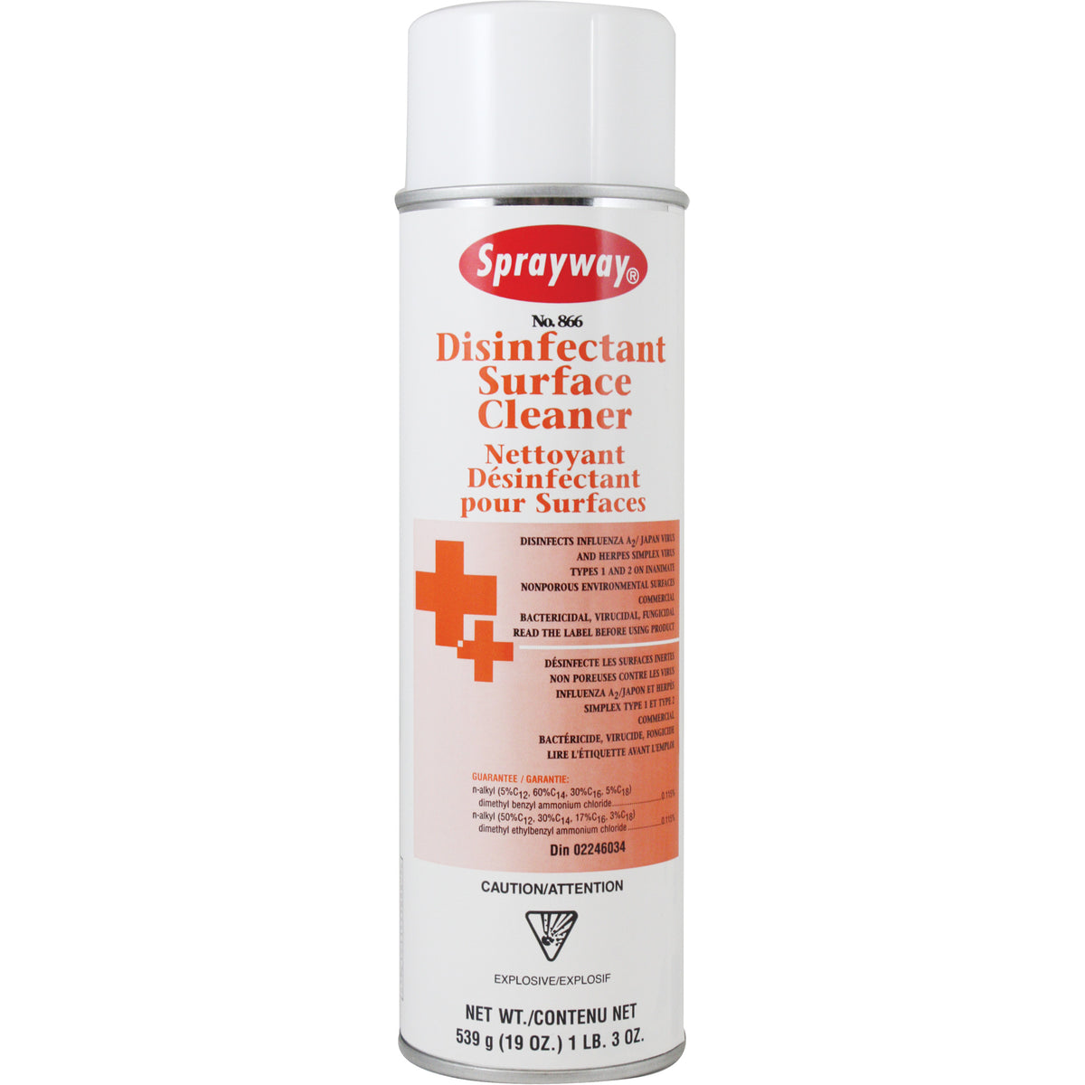 Disinfectant Surface Cleaner, 19 fl. oz., Aerosol Can — shopSafety.ca