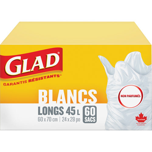 Tall 45L Unscented Garbage Bags