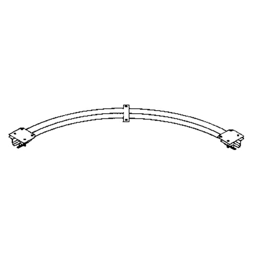 Ceiling Mounted 90° Curved Curtain Partition Track