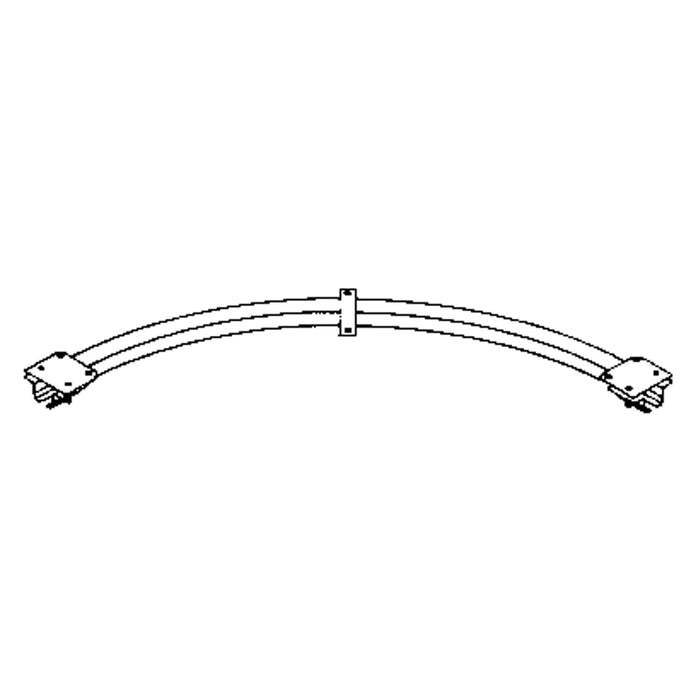 Ceiling Mounted 90° Curved Curtain Partition Track