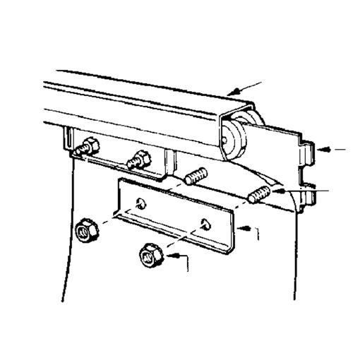 Custom Strip Doors - End Stop