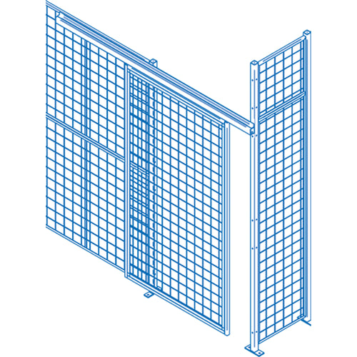 Wire Mesh Partition Components - Hardware