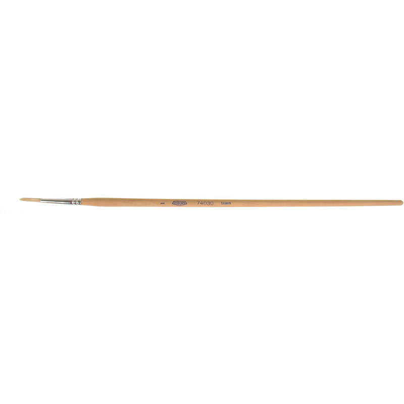 Pure White Bristle Round Marking Paint Brush