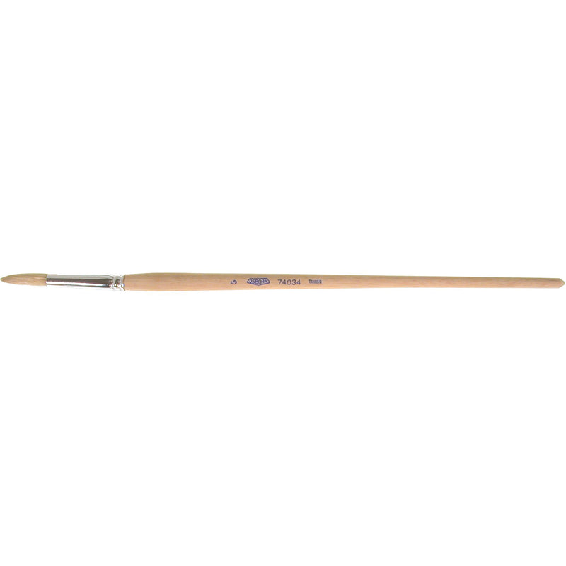 Pure White Bristle Round Marking Paint Brush