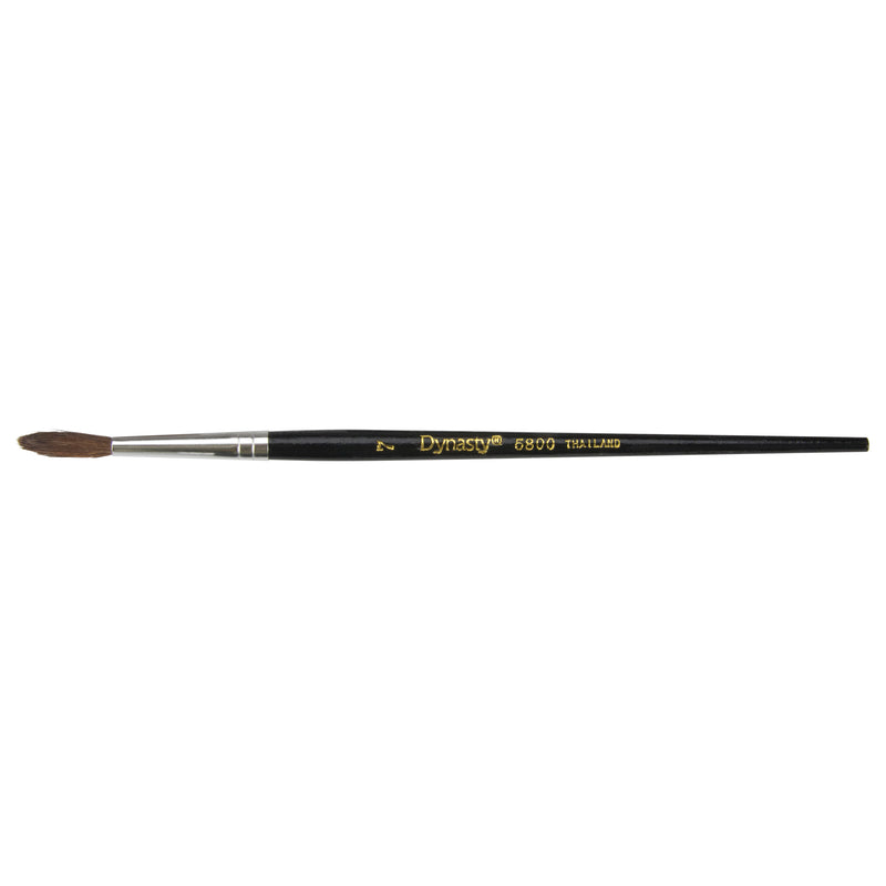 Black Pointed Bristle Artist Brush