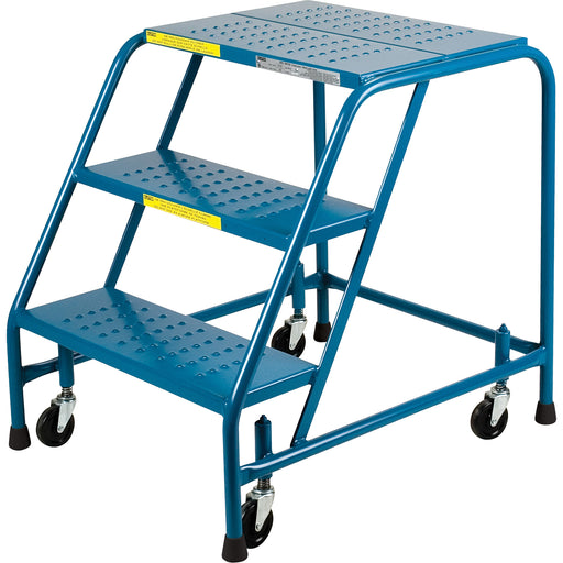 Rolling Step Ladder with Locking Step