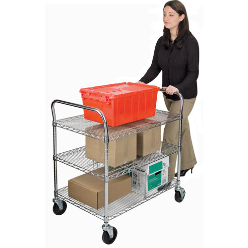 Wire Mesh Utility Cart