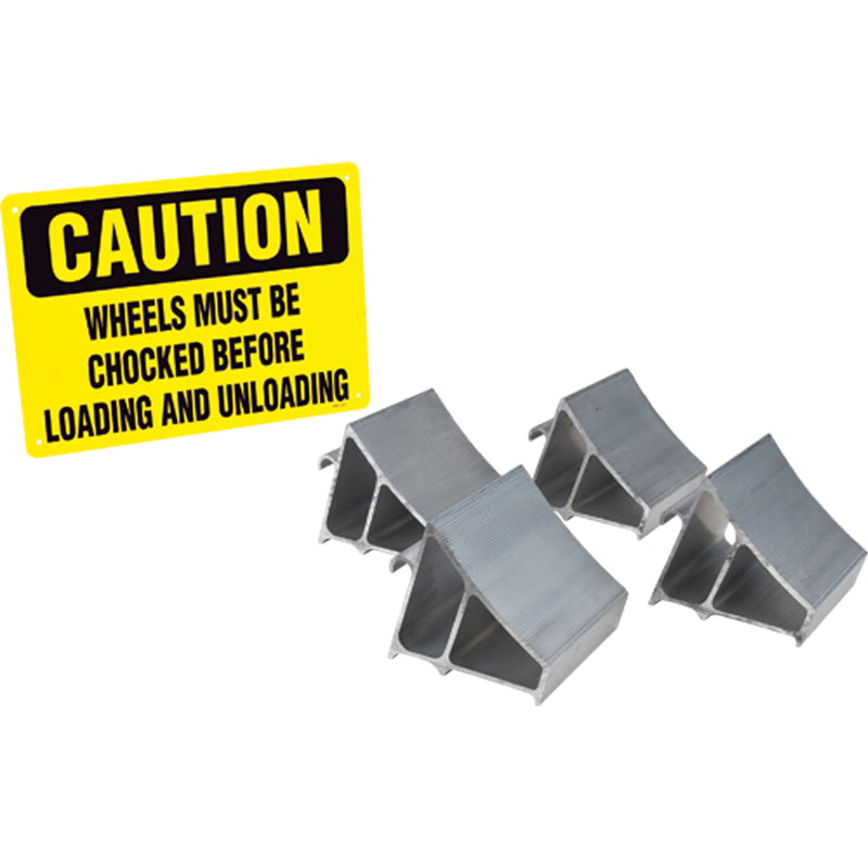 Aluminum Wheel Chock Kit