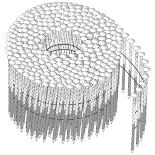 15° Coil Nails - Wire Collated