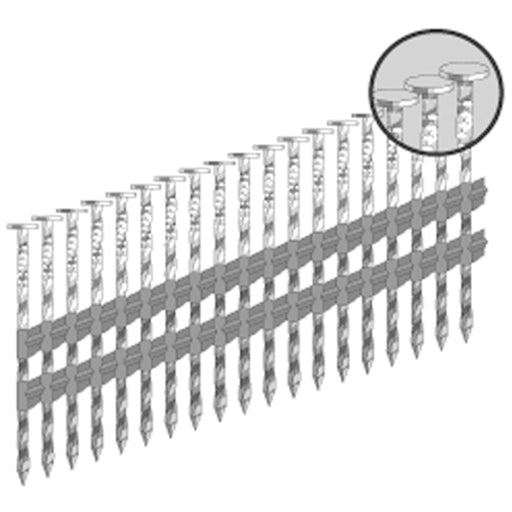 21° Strip Nails - Plastic Collated