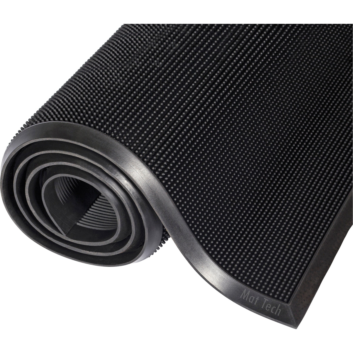 Mat-A-Dor™ Mat, Rubber, Scraper Type, Finger Tip Style Pattern, 3' x 6 ...
