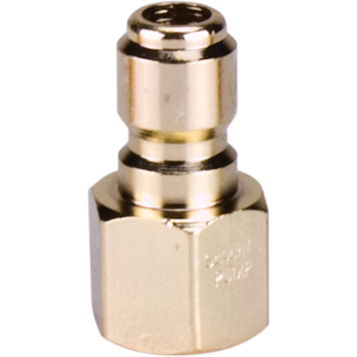 3/8" Female Plated Steel Quick Disconnect Plug