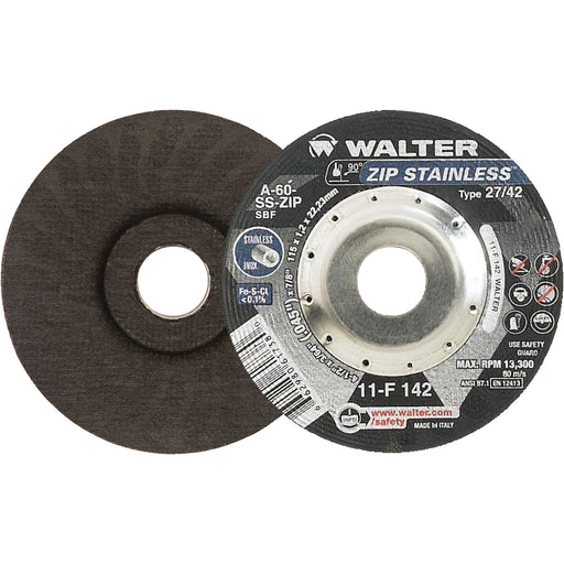 Zip™ Stainless Right Angle Grinder Reinforced Cut-Off Wheels