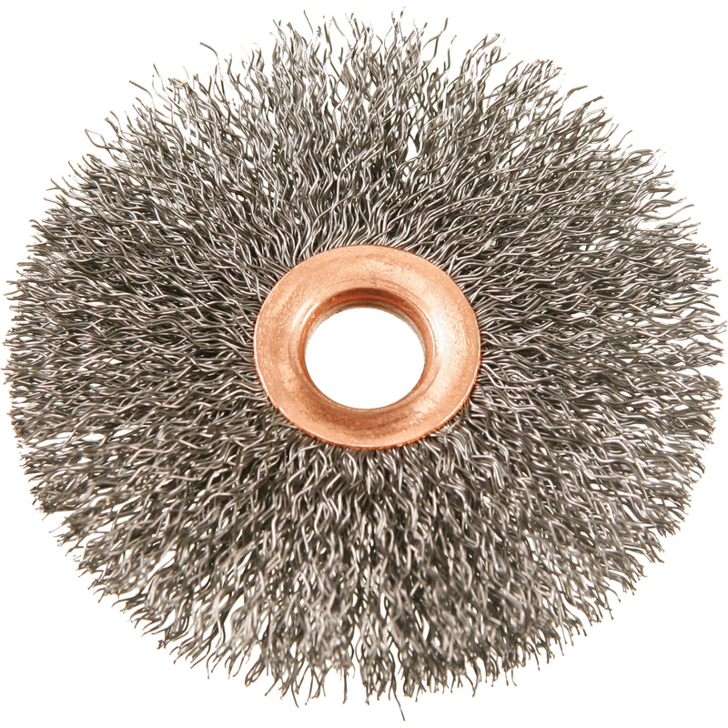 3" Copper Centre Crimped Wire Wheels