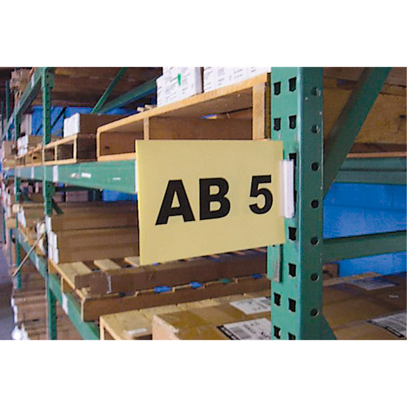 Slip 'N Stik™ Snap-On Warehouse Aisle Sign Kits