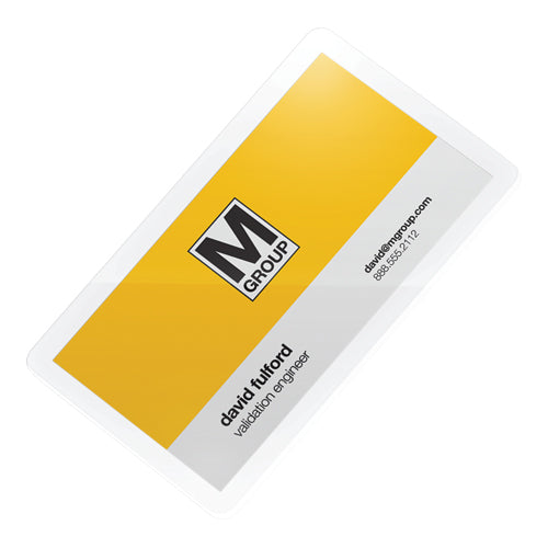 Swingline™ GBC® UltraClear™ Laminating Business Card Pouches