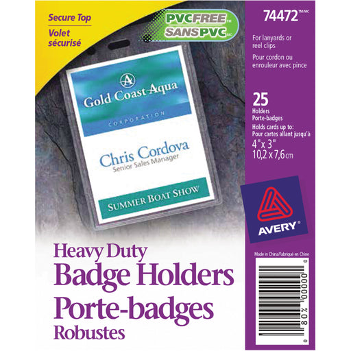 Heavy-Duty Badge Holder