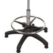 Heavy-Duty Ergonomic Stool with Adjustable Arm Rests