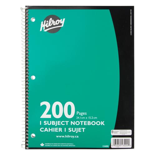 NOTEBOOK SPRL 9"X6" 200PG