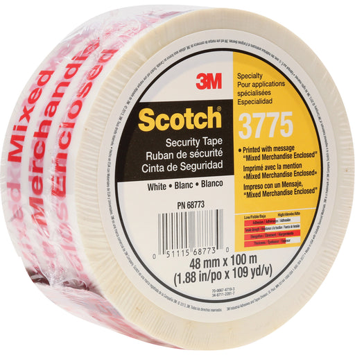 Scotch® 3775 Box Sealing Tape with Message