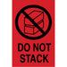 "Do Not Stack" International Shipping Labels