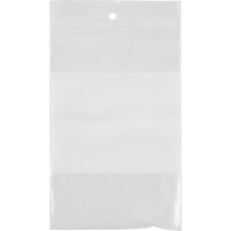 White Block Poly Bags