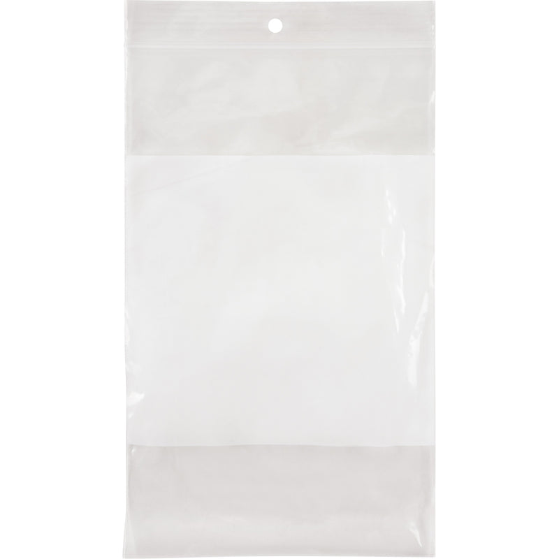 White Block Poly Bags