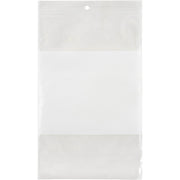 White Block Poly Bags