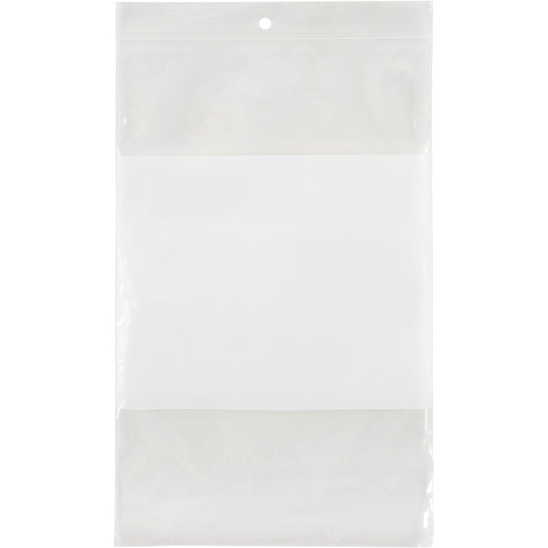 White Block Poly Bags