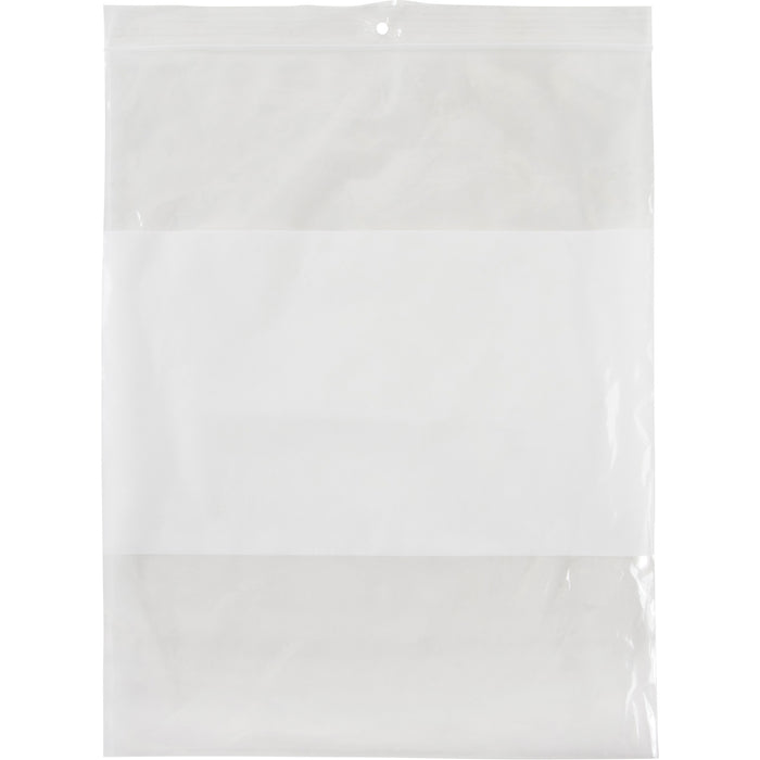 White Block Poly Bags