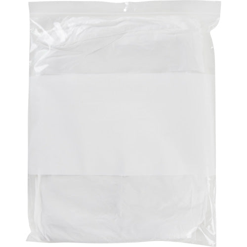 White Block Poly Bags