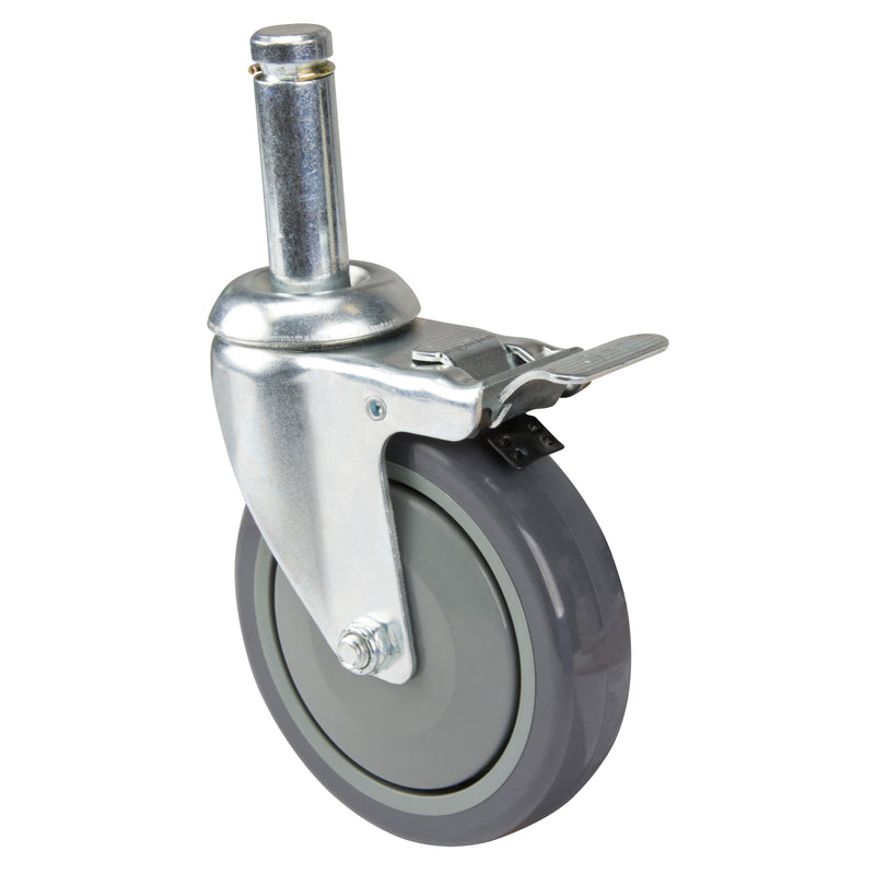 Chromate Wire Shelving - Casters