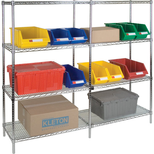 Heavy-Duty Chromate Wire Shelving