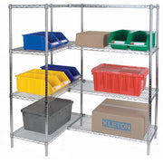 Heavy-Duty Chromate Wire Shelving
