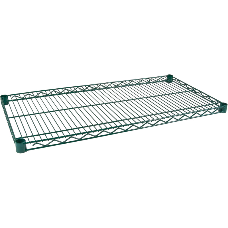 Green Epoxy Finish Wire Shelving - Shelves