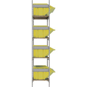 Wide Span Shelving with Jumbo Plastic Bins