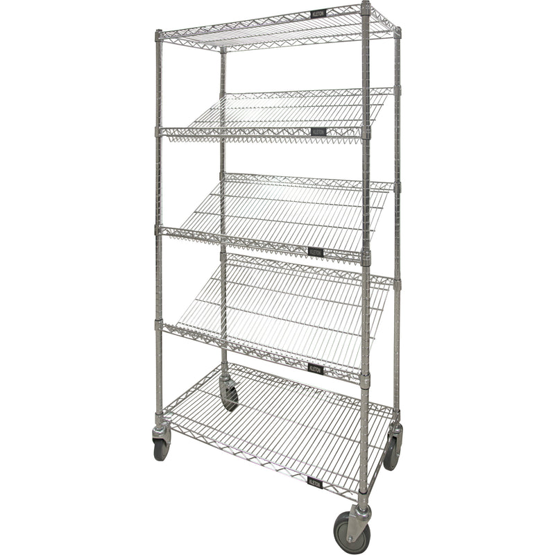 Slanted Shelf Carts