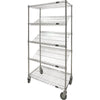Slanted Shelf Cart