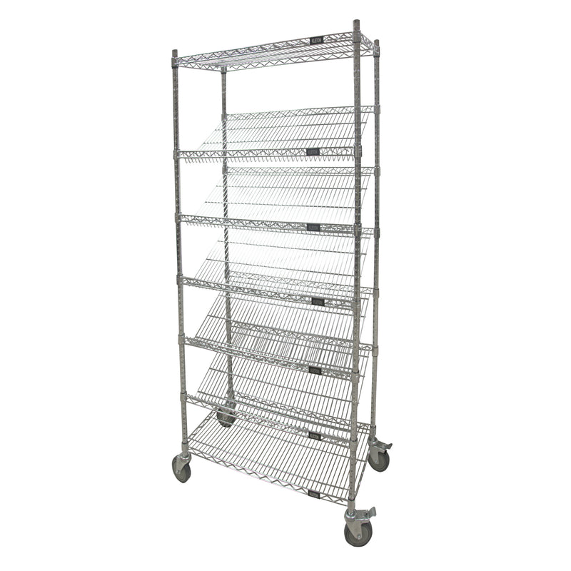 Slanted Shelf Carts
