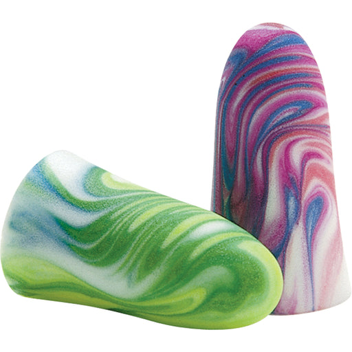 SparkPlugs® Multi-Coloured Foam Earplugs