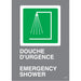 "Douche d'urgence / Emergency Shower" CSA Safety Sign