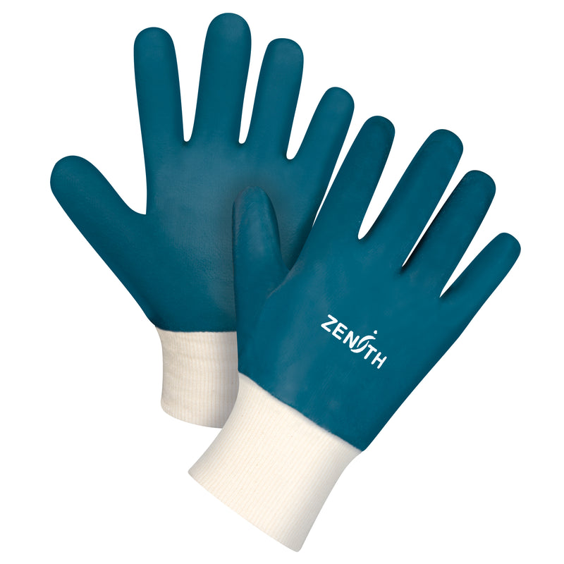 White & Yellow Crinkle Grip Coated Gloves