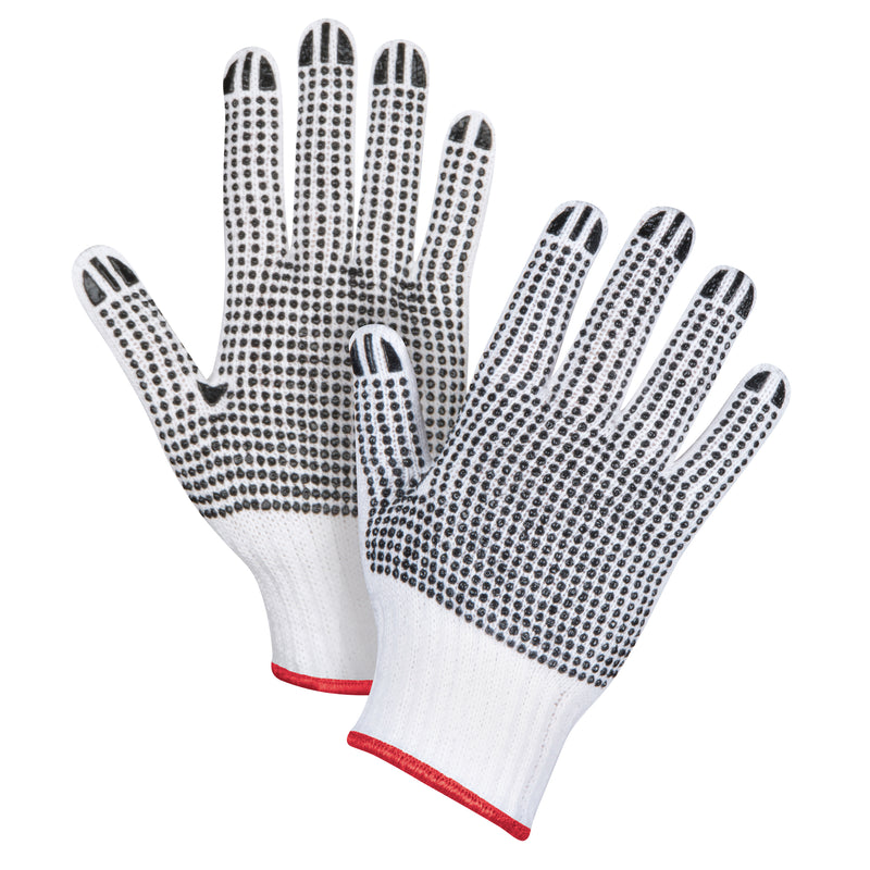 Double-Sided Dotted String Knit Gloves